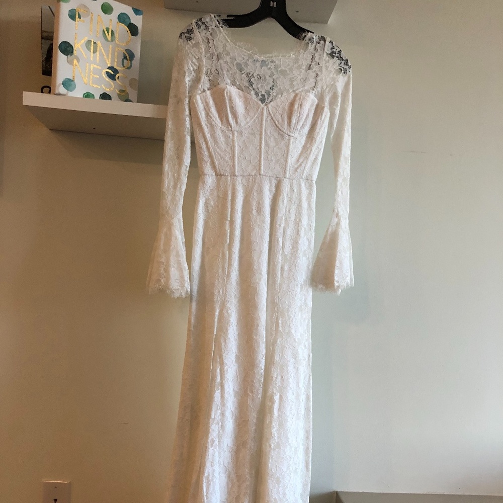 BCBGMaxAzria Salina Lace Gown